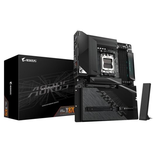 Carte mère Gigabyte X870 AORUS STEALTH AMD X870 AM5 DDR5 ATX WiFi 7 USB4 5GbE