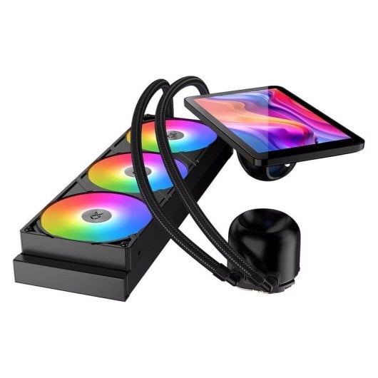 Refrigerazione Liquida Xigmatek Connect Pro 360 360mm 3 Ventole ARGB Display LCD
