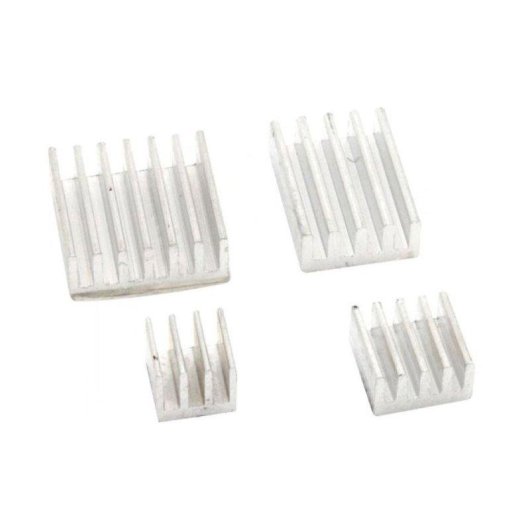 Kühlkörper Raspberry Pi 4 Aluminium Set Raspberry Optimale Wärmeableitung