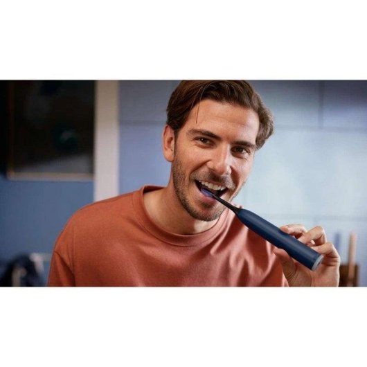 Escova de Dente Sonica Philips Sonicare 7100 HX7423/08 4 Modos 4 Cabeças Temporizador Sensor Pressao Bluetooth