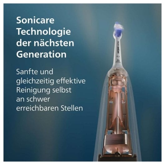 Escova de Dentes Elétrica Philips Sonicare 6100 HX7403/05 62000 movimentos azul escuro