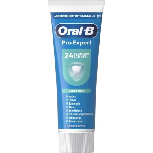 Pasta dentífrica Oral-B Pro-Expert 75 ml menta mentol sin flúor