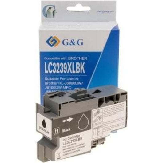 Cartucho de tinta G&G NP-B-03239XLBK XL negro compatible Brother 6000 páginas