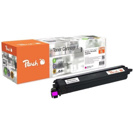 Cartucho de tóner Peach PT1362 Magenta XL Compatible Brother 2300 páginas