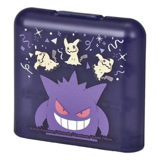 Spielehülle HORI NSX-091E Gengar und Mimikyu Nintendo Switch 2 Lila 24 Karten