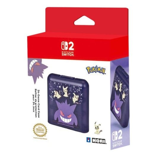 Spielehülle HORI NSX-091E Gengar und Mimikyu Nintendo Switch 2 Lila 24 Karten