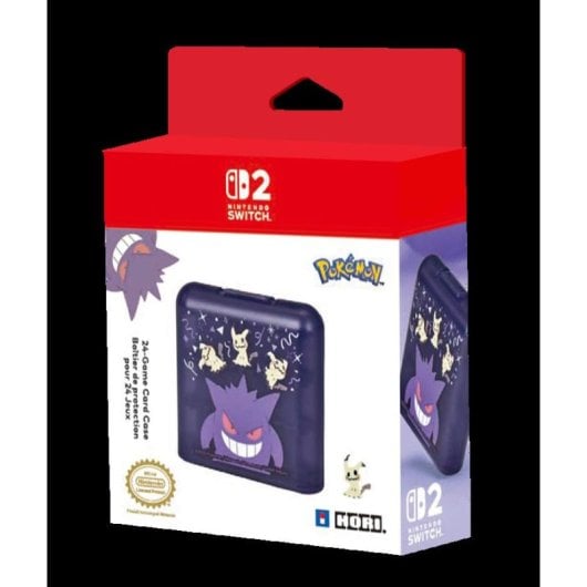 Spielehülle HORI NSX-091E Gengar und Mimikyu Nintendo Switch 2 Lila 24 Karten
