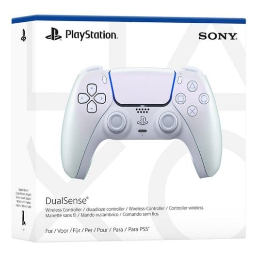 Manette Sony DualSense v3 Chroma Pearl sans fil et filaire RGB PS5