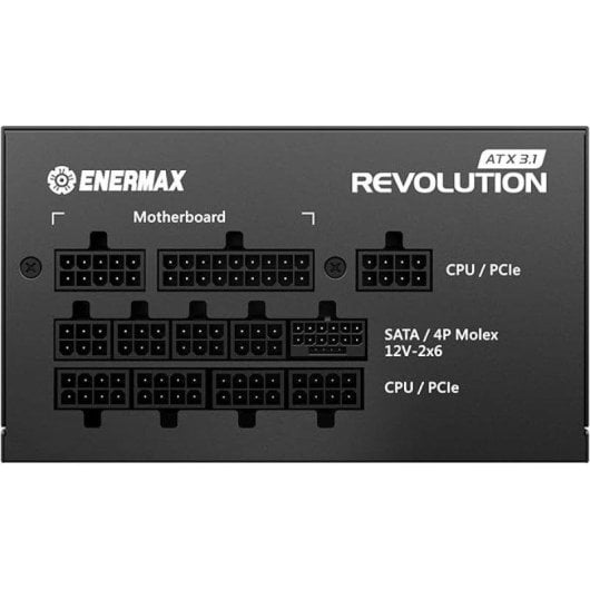 Fonte de Alimentação Enermax Revolution ATX 3.1 1200W 80Plus Gold Modular PCIe 5.1