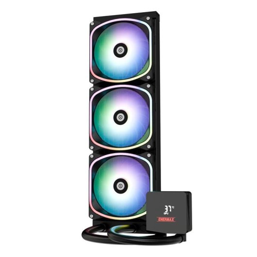 Refrigerazione Liquida Enermax Aquafusion II 360mm 3 Ventole ARGB Display Digitale