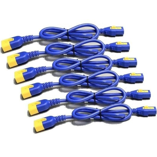 Stromkabel APC AP8706S-WWX591 1,83 m C13 auf C14 Blau Verriegelbar 10A