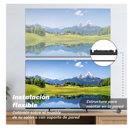 TV Grunkel QLED QLED-5525W 55" 4K UltraHD 60Hz Smart TV WebOS HDR10 USB-PVR