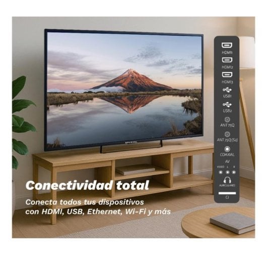 TV Grunkel QLED QLED-5525W 55" 4K UltraHD 60Hz Smart TV WebOS HDR10 USB-PVR