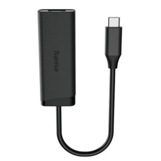 Adapter Hama 00200360 USB-C auf RJ45 2.5Gbps Plug & Play Schwarz
