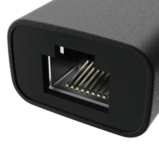 Adapter Hama 00200360 USB-C auf RJ45 2.5Gbps Plug & Play Schwarz