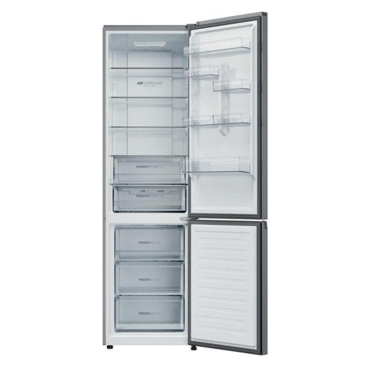 Frigorífico Combi Haier HDPR1620ANPK No Frost 205cm 409L A Inox WiFi