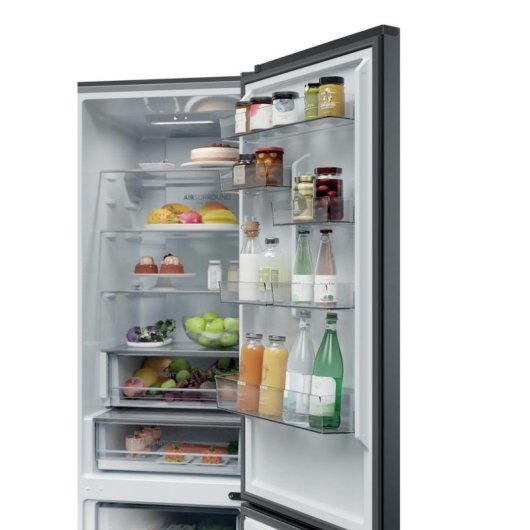 Frigorífico Combi Haier HDPR1620ANPK No Frost 205cm 409L A Inox WiFi