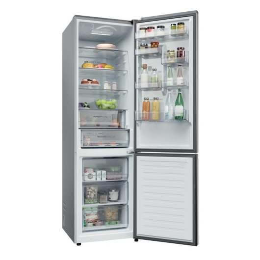 Frigorífico Combi Haier HDPR1620ANPK No Frost 205cm 409L A Inox WiFi