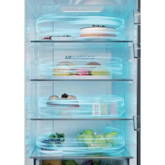 Frigorífico Combi Haier HDPR1620ANPK No Frost 205cm 409L A Inox WiFi