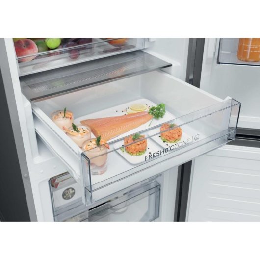 Frigorífico Combi Haier HDPR1620ANPK No Frost 205cm 409L A Inox WiFi