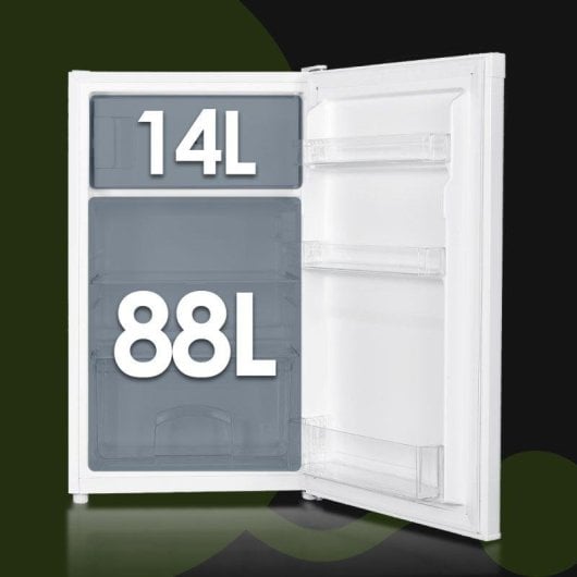 Frigorífico Una Puerta Aspes AR84502EC Defrost 85cm 102L E Blanco