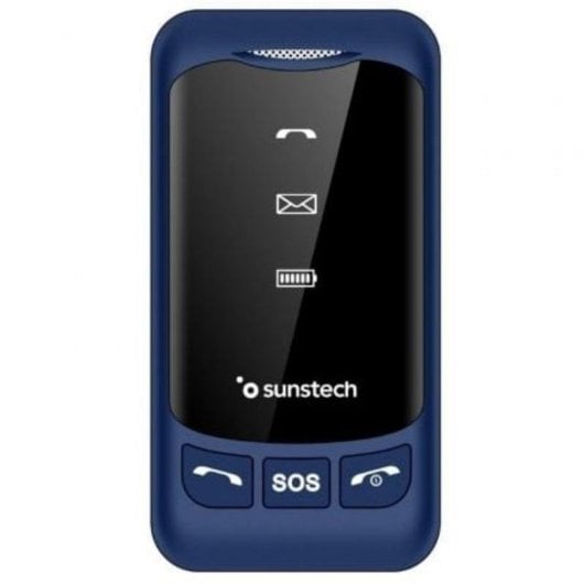 Téléphone Sunstech CELT25 Bleu Dual SIM 4G SOS Base de Charge