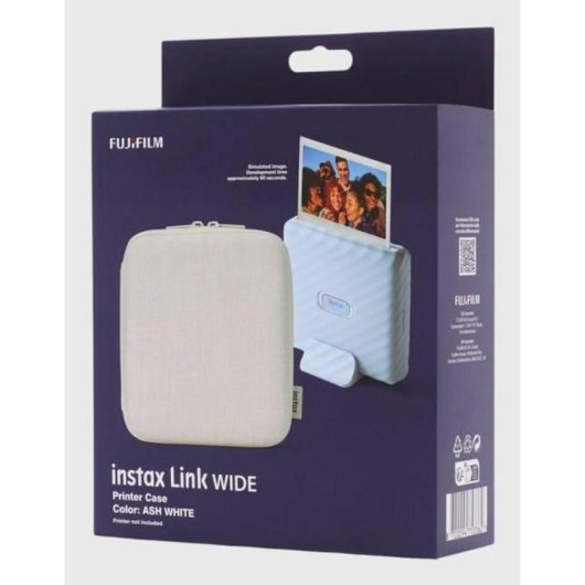 Custodia Fujifilm Instax Link Wide Ash White antiurto e antipolvere