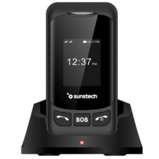 Téléphone Sunstech CELT26 Noir Double SIM 4G écran double bouton SOS