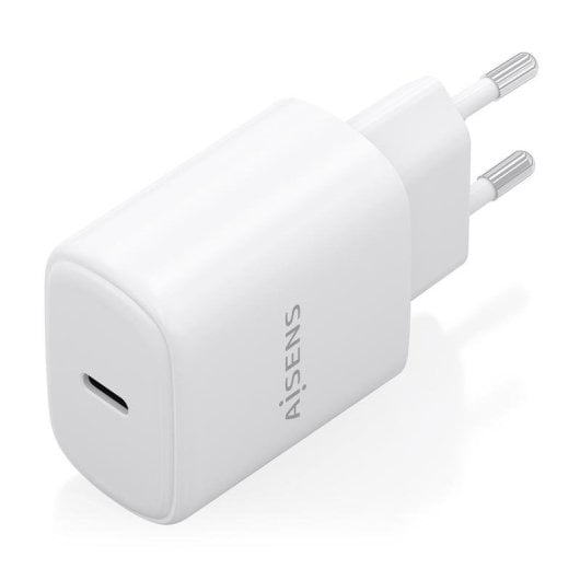 Caricatore Aisens A110-0975 GaN 30W USB-C PD3.0 ricarica rapida bianco