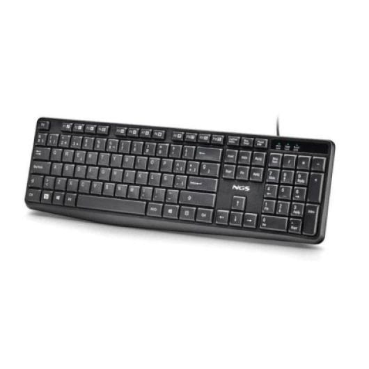 Teclado NGS FUNKYV4 membrana completo USB com 12 teclas multimédia