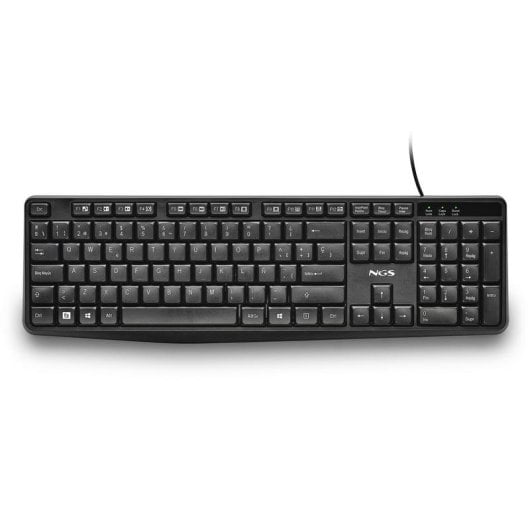 Teclado NGS FUNKYV4 membrana completo USB com 12 teclas multimédia