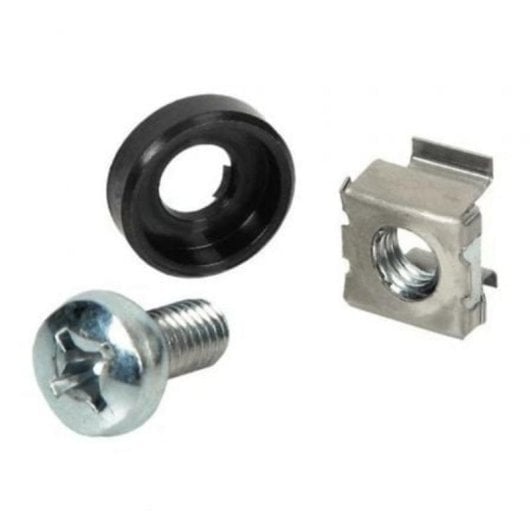 Kit vite per rack Phasak PP9100 M6 10 pezzi con dadi e rondelle