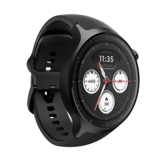 Motorola Moto Watch Bluetooth GPS 47mm OLED Preto Resistente à Água IP68+1ATM SpO2