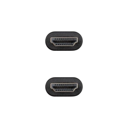 Cabo HDMI Nanocable 10.15.4703 3m Alta Velocidade Ethernet Ouro Preto