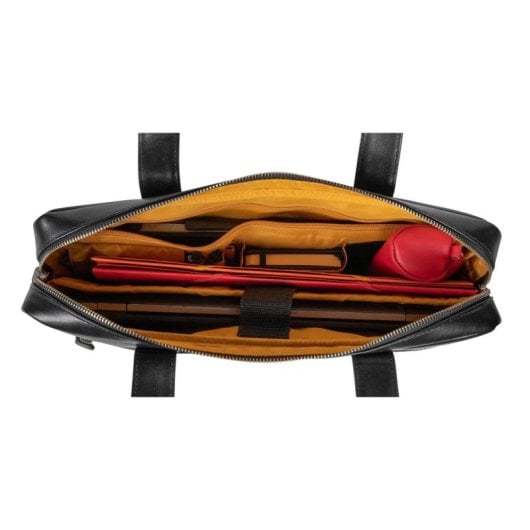 Maleta EXACOMPTA Exactive couro preto 19 l portátil até 15,6 polegadas resistente água