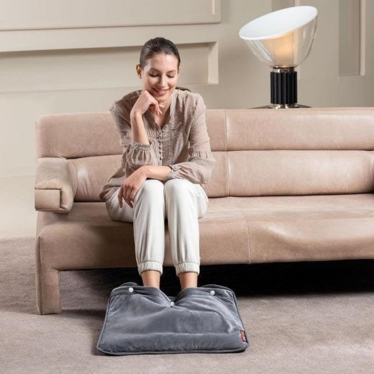 Calentador de pies Imetec 26018 110 W 5 niveles apagado automático gris