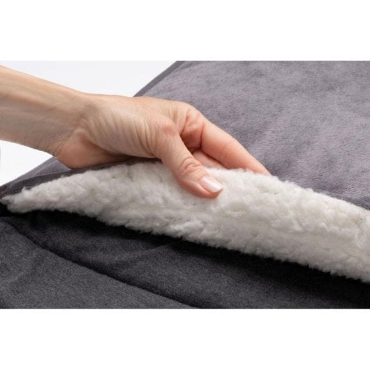 Calentador de pies IMETEC 26018 110 W 5 niveles Gris felpa lavable