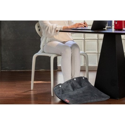 Calentador de pies IMETEC 26018 110 W 5 niveles Gris felpa lavable