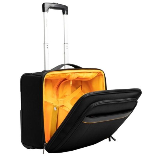 Valise Exacompta Exactive trolley 15,6 pouces polyester recyclé 2 roues noir