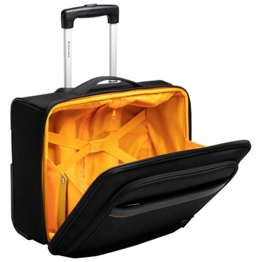 Valise Exacompta Exactive trolley 15,6 pouces polyester recyclé 2 roues noir