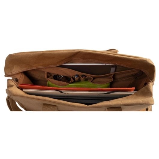 Malette Exacompta Eterneco 15 pouces papier lavable marron 13L motifs géométriques