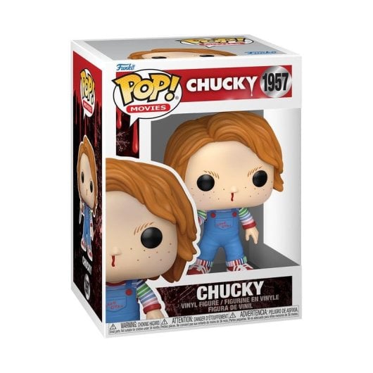 Figura coleccionable Funko Pop Chucky Bloody Nose vinilo multicolor 9 cm
