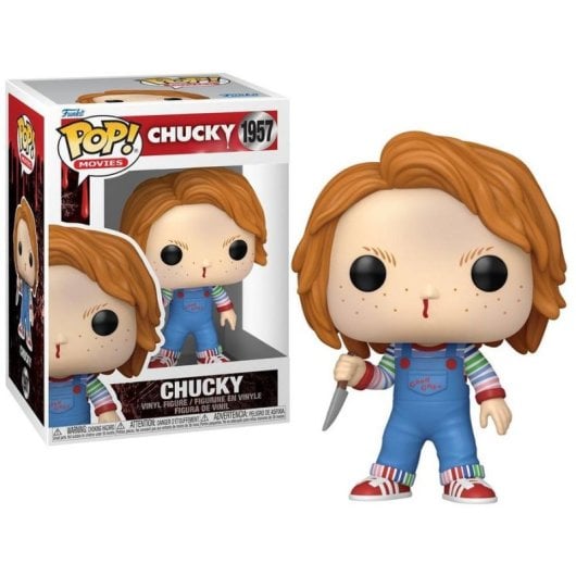 Figura coleccionable Funko Pop Chucky Bloody Nose vinilo multicolor 9 cm