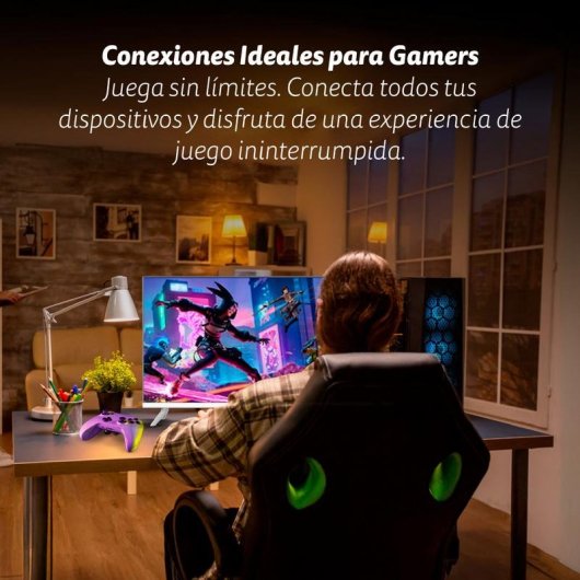 TV Grunkel LED LED-3225VDBLANCO 32" HD Ready 60Hz Smart TV VIDAA HDR USB-PVR Branco