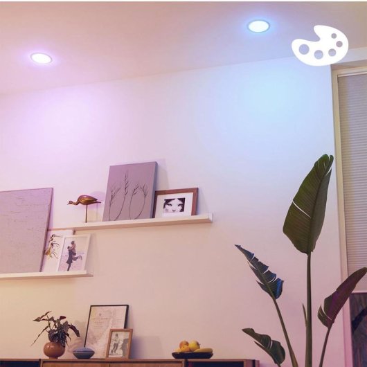 Lâmpada Inteligente Philips GU10 PAR16 Wi-Fi Bluetooth RGB 345 lm 3 Unidades