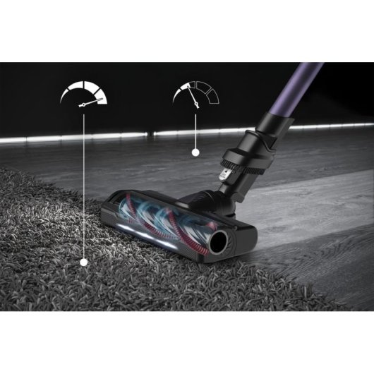 Aspiradora sin Cable Rowenta RH2039WO X-Force Flex 9.60 200W 45min Allergy Ultraligera 0,4L Negro y Púrpura