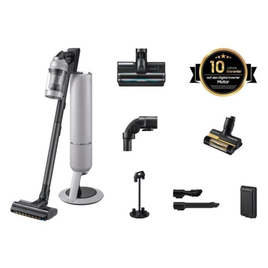 Aspiradora sin Bolsa Samsung VS80F28ELP 770W 60min Mascotas HEPA 0,5L Gris