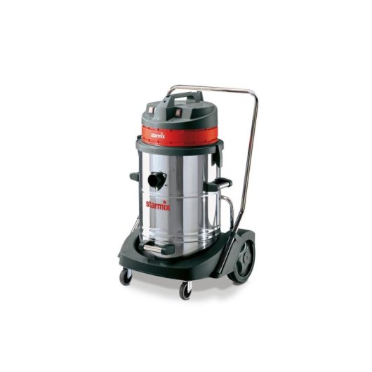 Aspiradora Industrial con Bolsa Starmix GS 3078 PZ 3600W Seco y Húmedo 78L Negro Gris Metálico