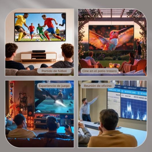 Homcom Pantalla De Proyector Manual 100 Pulgadas Formato 16:9 Blanco