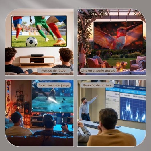 Homcom Pantalla De Proyector Manual 120 Pulgadas Formato 16:9 Blanco